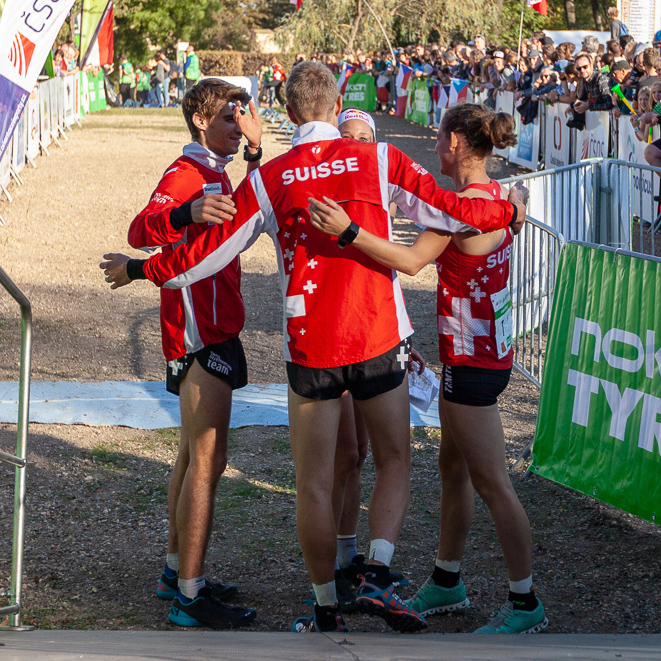 foto Swiss dominance in the sprint relay race